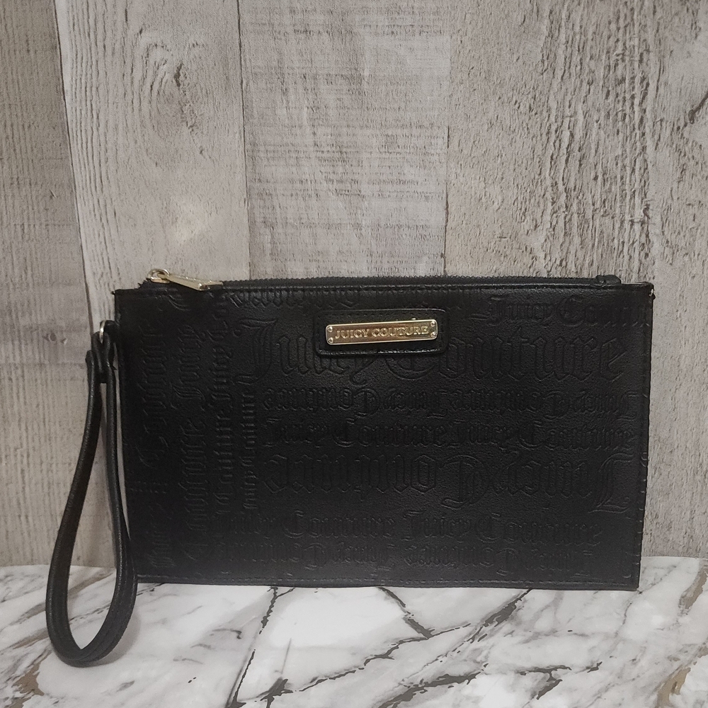 🌷👛Juicy Couture Black Wristlet Clutch🌷
